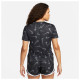Nike Γυναικεία κοντομάνικη μπλούζα Dri-FIT Swoosh AOP SS Crop